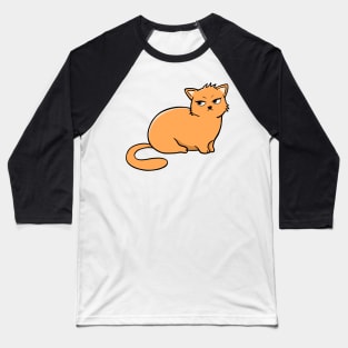 Orange Cat Baseball T-Shirt